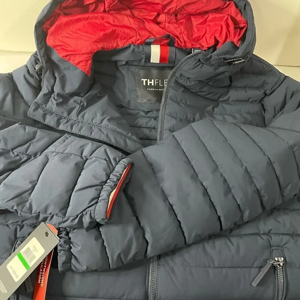 New! Tommy Hilfiger| Mens Jacket| Comfort Bi-Stretch|Lightweight insulation| Zip